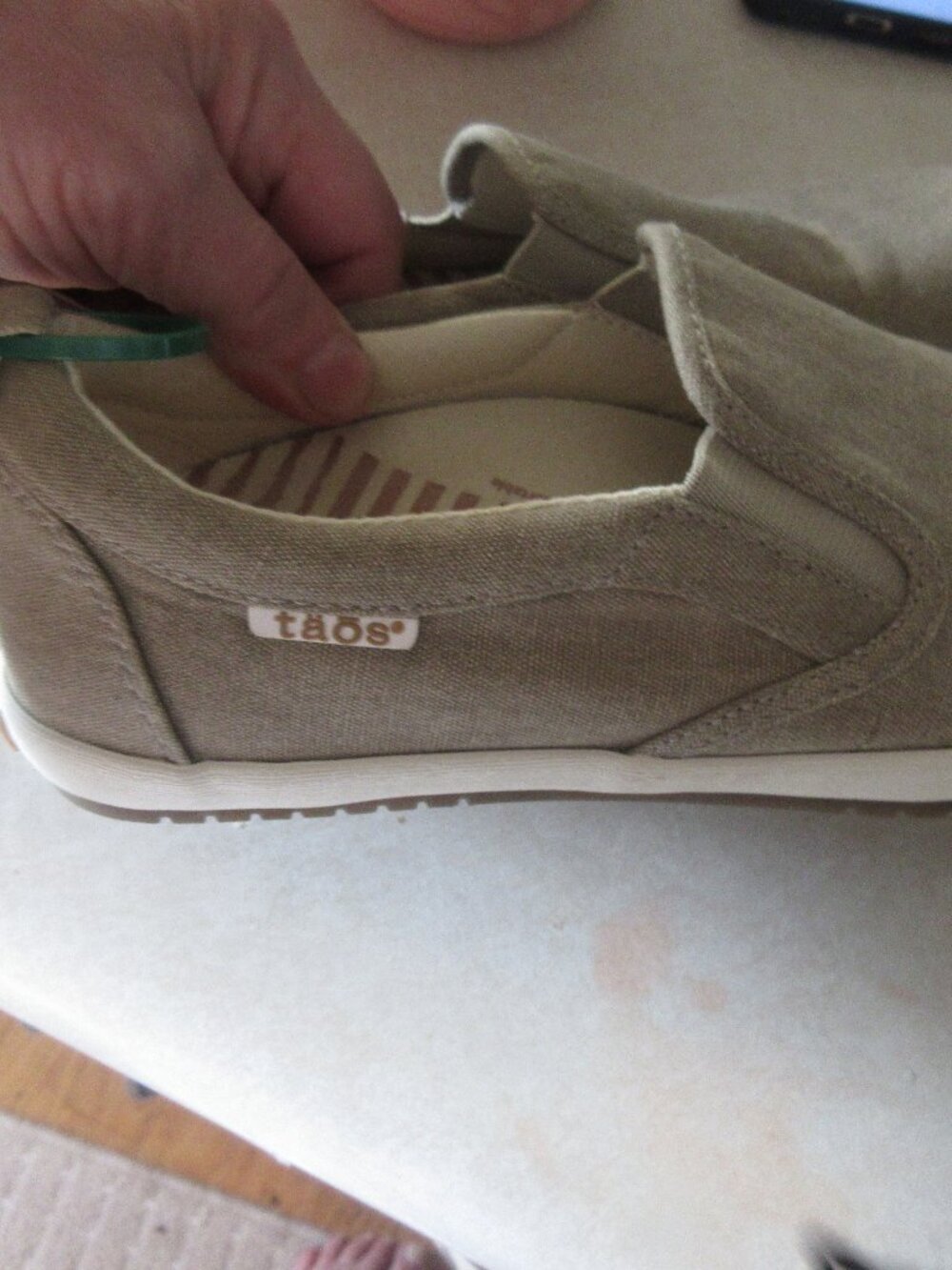 Taos dandy casual slip on shoes canvas 7